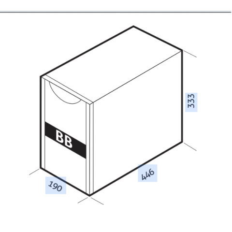 Battery Box BBX 1320 480V BB T4 3F