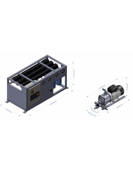 OSMOSEA MEGA 340L NAUTICAL/LAND FACILITIES WATERMAKER 750 LT/H