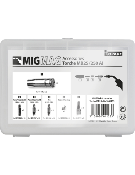 GYS Cofanetto torcia MB25 (250 A)