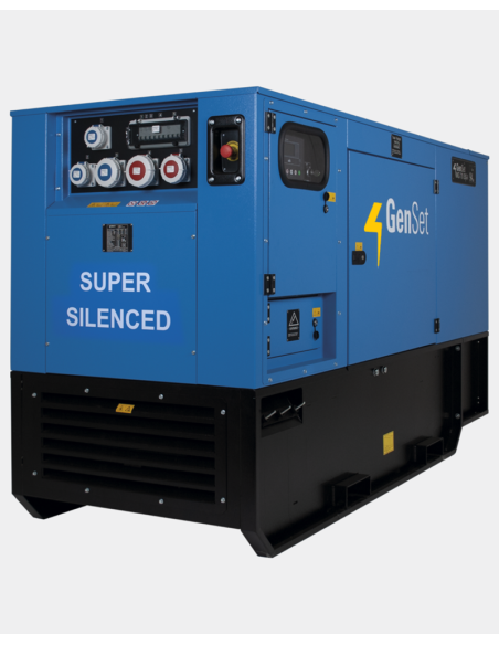 GENSET MG 70 SS-I GRUPPO ELETTROGENO 66KVA SILENZIATO MONOFASE/TRIFASE AVR