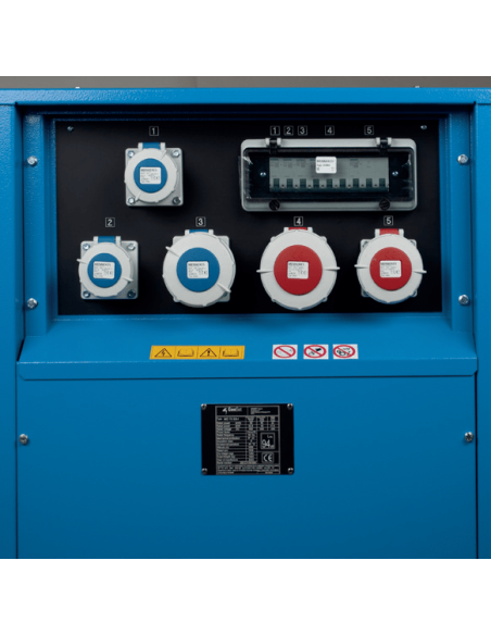 GENSET MG 132 SS-I GRUPPO ELETTROGENO MONOFASE/TRIFASE 132 KVA AVR