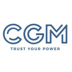 CGM Slow-moving trolley with two wheels and drawbar