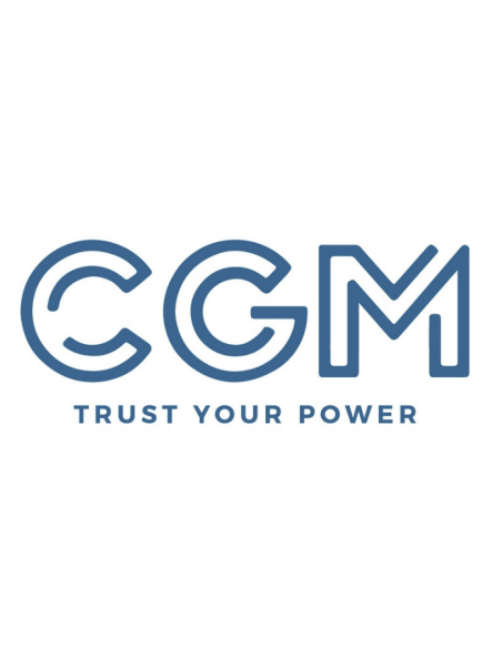CGM Carrello a traino lento con due ruote e timone