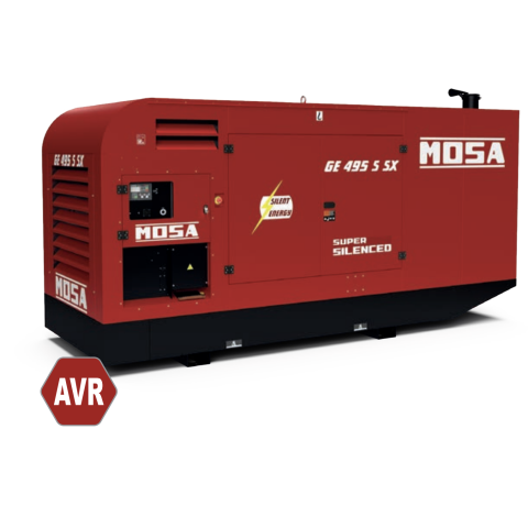 MOSA GE 495 SSX Gruppo Elettrogeno 500KVA 400V AVR