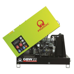 PRAMAC GBW22P Generator Set MCP Three-phase 17.6KW Enclosed with manual control panel
