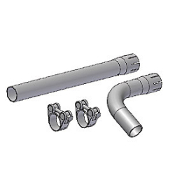 TELAIR KMD KIT TUBO DI RACCORDO 90° PER GENERATORE DIESEL