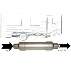 TELAIR MAG Marmitta supplementare 450mm x 70mm Ø