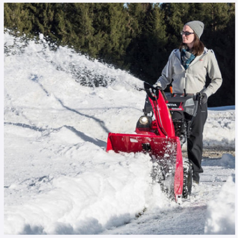 HONDA HSS 760A EW Snowplough with wheels 4.1KW