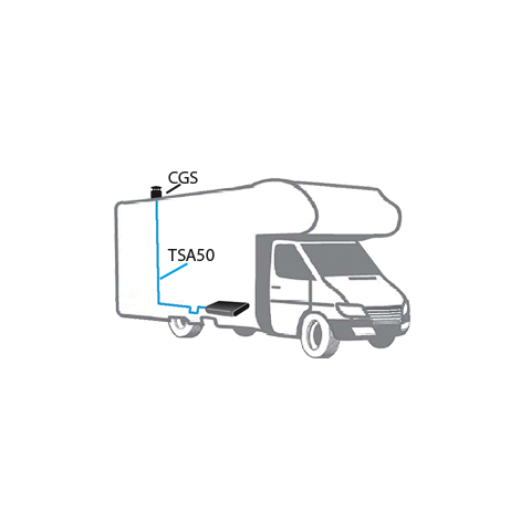 TELAIR TSP57 PVC exhaust hose Ø 57 pack mt. 10