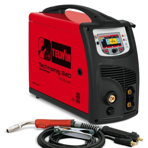 TECHNOMIG 240 WAVE  MIG-MAG/FLUX/BRAZING/MMA/TIG DC-Lift welding machine.