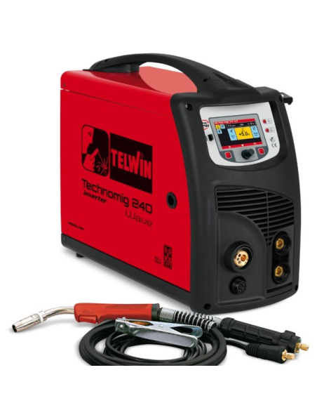 Saldatrice TECHNOMIG 240 WAVE MIG-MAG/FLUX/BRAZING/MMA/TIG DC-Lift.