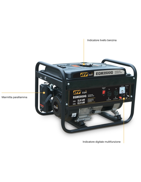 LTF EGM3500G Petrol Generator 3.5KVA Single-Phase AVR