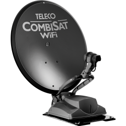 TELECO CombiSat WiFi65 Sat Antenna and Telephone - White
