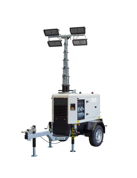 Lighthouse Tower 4x320W Multiled With StageV Generator Trolley