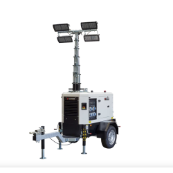 Italtower Polar Torre Faro 4x320W Multiled con Carello Generatore StageV