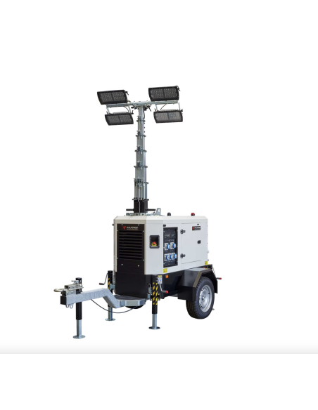 Italtower Polar Torre Faro 4x320W Multiled con Carello Generatore StageV