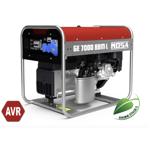MOSA GE 7000 BBM-L Generator set 6,7 KWA