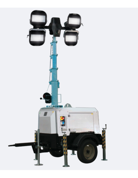 TORRE FARO 3X320W LED 3kVA + Generatore