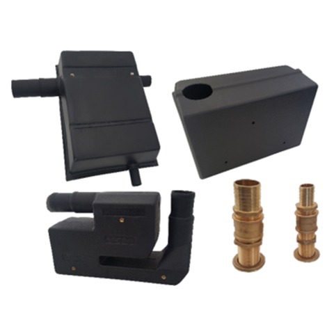 MASE Mase super silenced exhaust kit & exhaust gas separator D.50