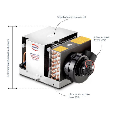 Thermowell AIRJET12 Air Conditioner 12V 6250 BTU/h