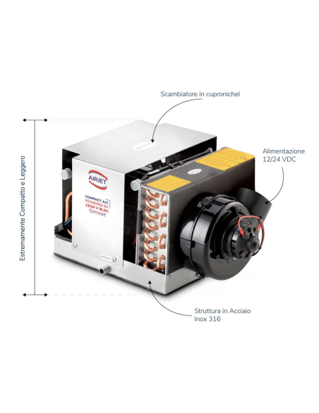 Thermowell AIRJET12 Air Conditioner 12V 6250 BTU/h
