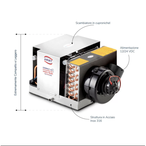 Thermowell AIRJET12+ Air Conditioner 12V 9000 BTU/h 