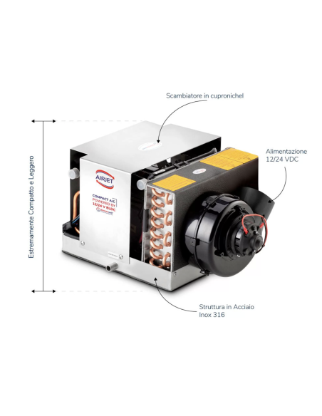 Thermowell AIRJET24 Climatizzatore 12V 7400 BTU/h