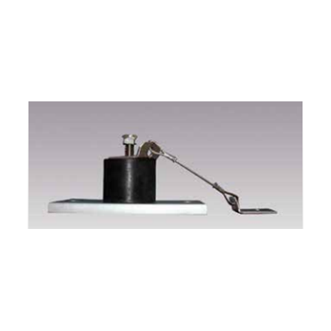 FISCHER PANDA Shock mounts captive with safety rope and mounting plate
