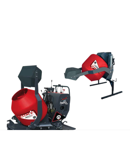 MCH BETONIERA COMPLETO DI PALETTA AUTO CARICANTE V 250LT