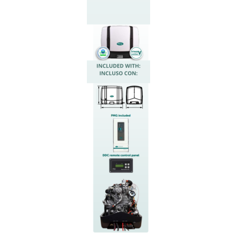 WHISPER M-GV12 PICCOLO GENERATORE MARINO MONOFASE 12KVA INVERTER STAGE V
