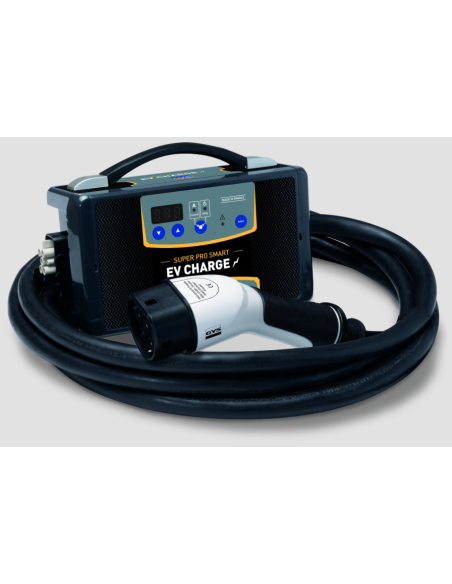 Gys Super Pro Smart - Ev Charge Cavo di Carica Portatile 230V-400V
