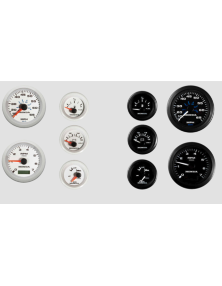 HONDA KIT 2 BLACK INSTRUMENTS