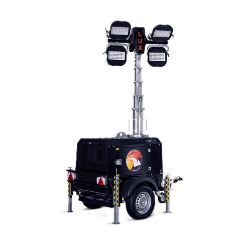 LUXTOWER LUX H11PLUS LED Lighting Tower 4x320W Fast Towing