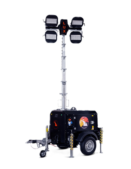 LUXTOWER LUX H11PLUS Torre Faro LED 4x320W Traino Veloce