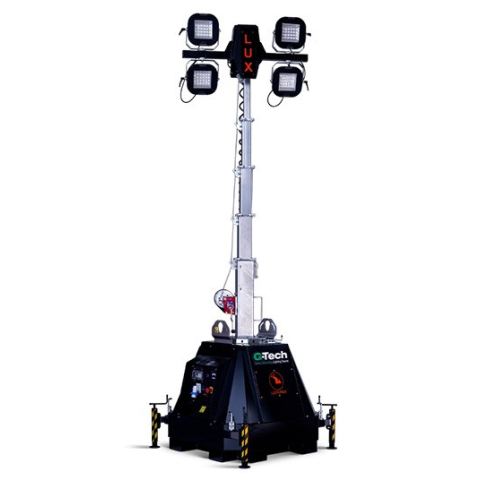LUXTOWER LUX C23Battery Torre Faro LED 4x100W