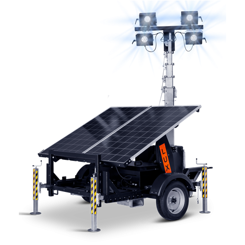 LUXTOWER LUX SOLAR Tower Light LED IP69K 4x65W