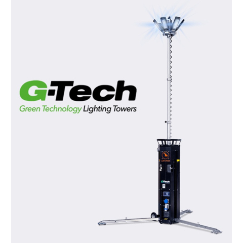 LUXTOWER LUXS11 Light Tower LED IP65 6x80W