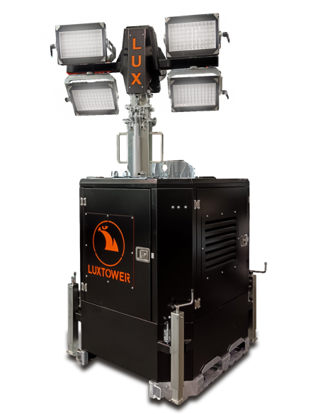 LUXTOWER LUX CUBO Light Tower LED 3.5kVA 4x320W