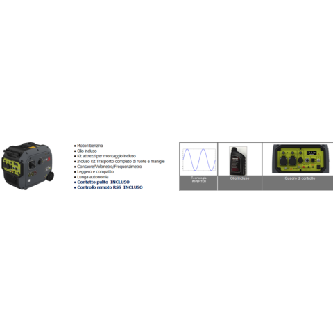 Pramac PMi4500 Generatore Inverter Connettore ATS - StageV