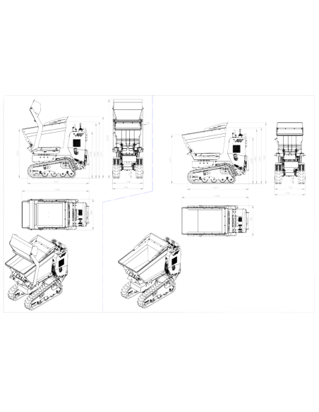 MCH H780LT TRACKED MOTORBARRIER 800KG