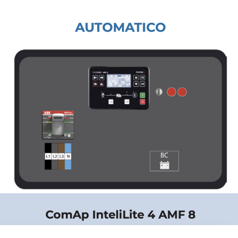 CGM E150F-C200 CON QUADRO AUTOMATICO  165kVA STAGE IIIA