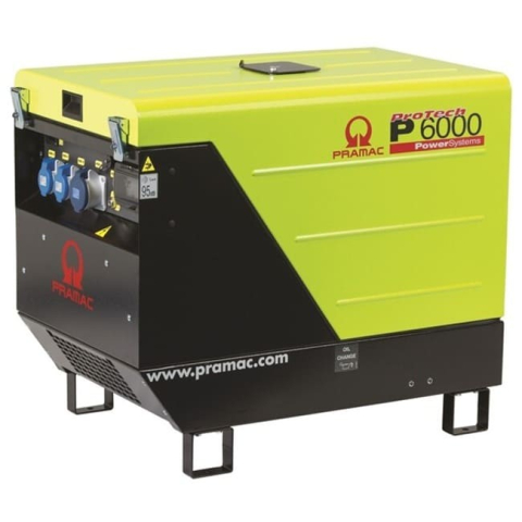 PRAMAC P6000 Generator set Single-phase DPP, AVR