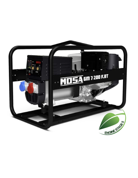 MOSA GM 7-200 KBT MOTOSALDATRICE 7KVA STAGEV