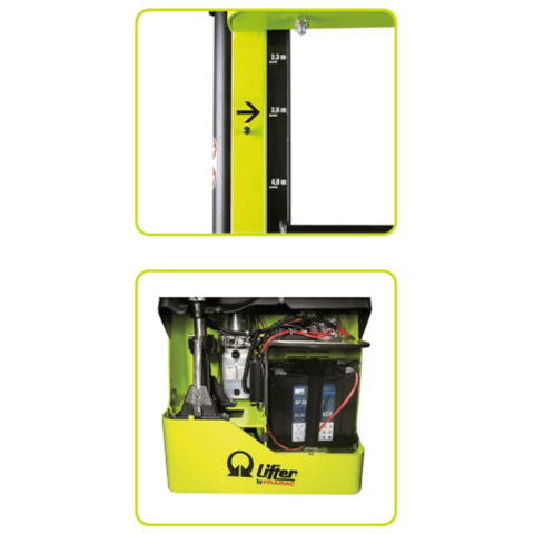 PRAMAC LIFTER GX12-35EVO GEL24V-105Ah Electric Stacker