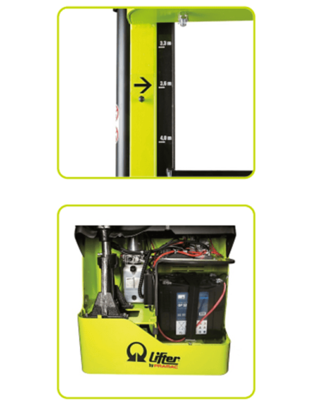 PRAMAC LIFTER GX12-42EVO GEL24V-105Ah Electric Stacker