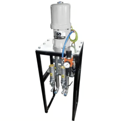 LARIUS GHIBLI 15:1 Pneumatic resin injection system with one motor and two pumps