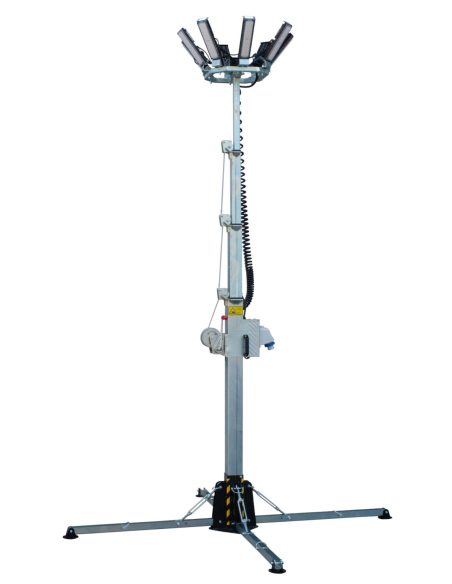 ITALTOWER MT360° EVO SKID-S Torre Faro 8x50W