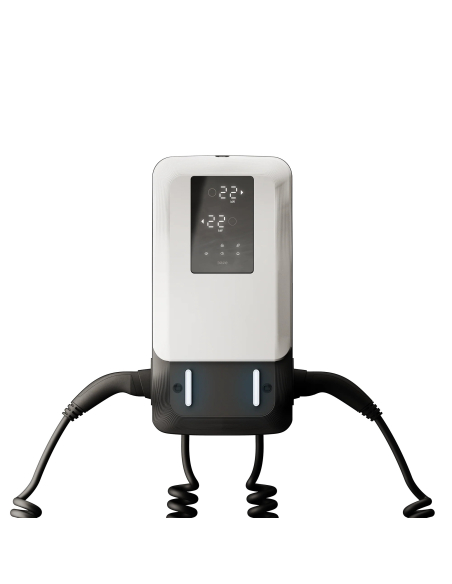 DazeBox T Duo Stazione di ricarica per Auto elettriche 64A 2x22.2KW, con misuratore MID