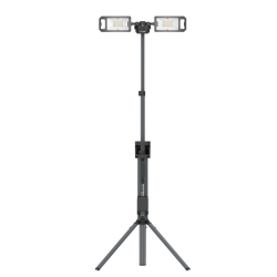 SCANGRIP TOWER 8 CONNECT LED projector 8000 lumens with tripod and 18V/20V batteries