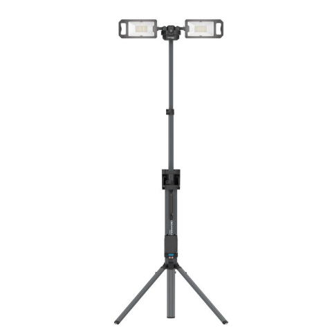 SCANGRIP TOWER 8 CONNECT LED projector 8000 lumens with tripod and 18V/20V batteries